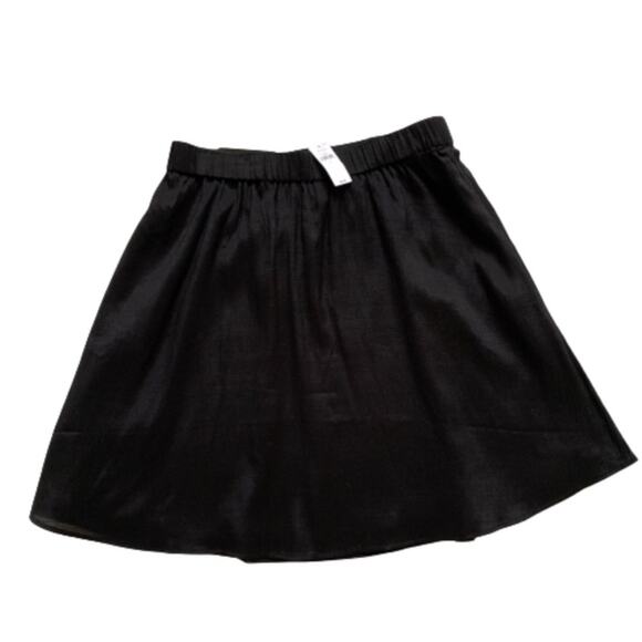Banana Republic Skirt Black Skater Circle Mini Skirt Size Small NEW - Picture 1 of 11